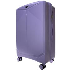 Чемодан пластиковый Wings CKT01 L White Purple / сиреневый