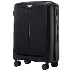 Валіза пластикова Wings CKT01 M Black / чорна