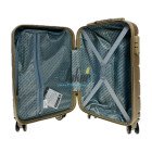 Мини чемодан цвета шампань Wings 160/S из пластика на 4 колесах.
