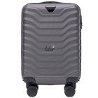 Мини графитовый чемодан Wings PEA01/S из пластика на 4 колесах.