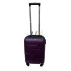 Мини фиолетовый чемодан Wings WGN01/S из пластика на 4 колесах.