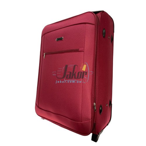 Чемодан тканевый Wings 1701-2 L красный / Dark red