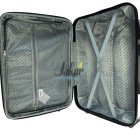 Мини пудровый чемодан Wings RF01/S из пластика на 4 колесах.