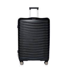 Чемодан пластиковый Snowball 43803 L Black / черный
