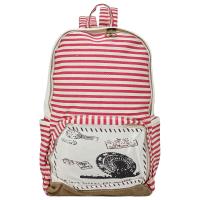  Рюкзак Color Style Casual Flag 2 малиновый в полоску