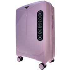 Валіза пластикова Wings CKT01 М White Pink / світло-рожева
