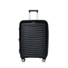 Чемодан пластиковый Snowball 43803 M Black / черный