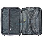 Мини зеленый чемодан Wings 147/S из пластика на 4 колесах.