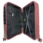 Большой пудровый чемодан Wings EDR01/L из полипропилена на 4 колесах.