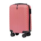 Мини темно-розовый чемодан Wings SN120/S из пластика на 4 колесах.