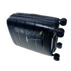 Маленький черный чемодан Wings HWF01/S+ из полипропилена на 4 колесах