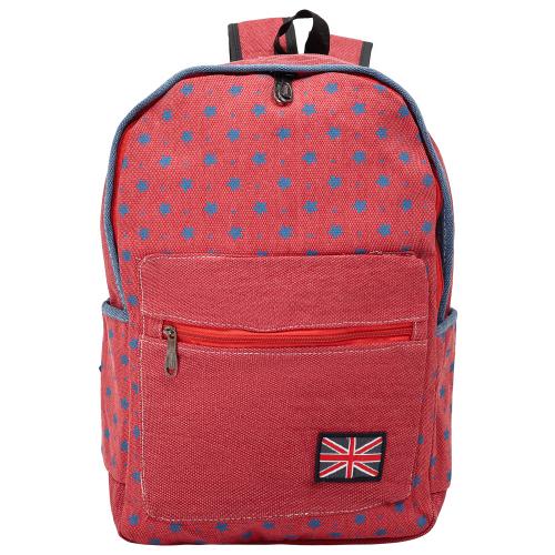 Рюкзак Color Style Casual Flag 2 червоний із зірками
