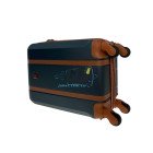 Мини черный чемодан Wings GDW01/S из пластика на 4 колесах.